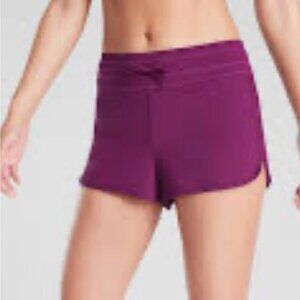 Athleta Surge Lined Swim Shorts Velvet Plum Size Medium